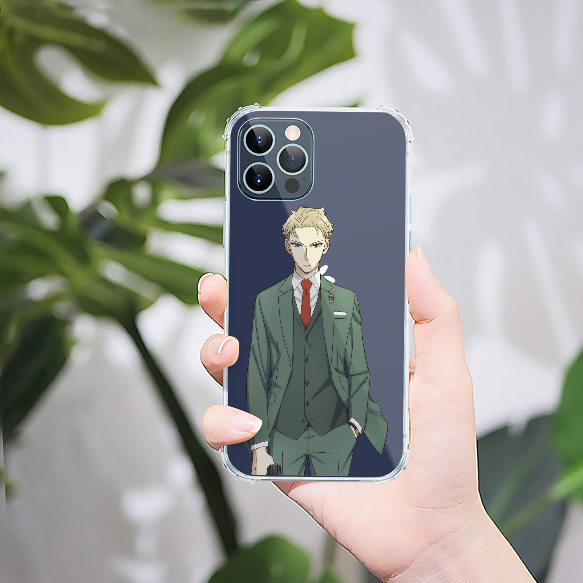 （画像用） SPY×FAMILY间谍家家酒 【iPhone 12シリーズ対応】透明スマホケース（クリアソフトケース）